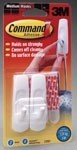 3M Command Adhesive 17001 Medium Hooks Pack 2