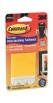 3M Command 17201 Picture Hanging Interlocking Fasteners Medium Pack 3