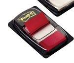 3M 680Rd2 PostIt Flags Red Twin Pack 100