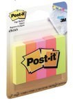 3M 670-5An Post-It Paper Page Markers Neon Small 5 Colours