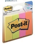 3M 671-4An Post-It Paper Page Markers Neon Large 4 Colours