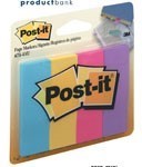 3M 671-4Au Post-It Paper Page Markers Ultra Large 4 Colours