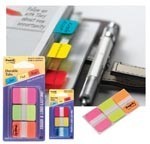 3M 686-Pgo Post-It Durable Tabs 3 Colours Pink Green Orange Pack 66