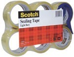 3M Ab010559321 Fps-6 Scotch Sealing Tape With Bonus Dispenser 48Mm X 50M Pack 6