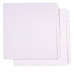 Marbig Dividers Unpunched A4 5 Tab White