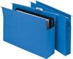 Marbig Expanding Suspension Files Foolscap Blue Box 20