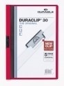 Durable Duraclip Files Portrait 30 Sheet Capacity A4 Red