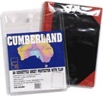 Cumberland Sheet Protectors Glass Clear Heavy Duty Pvc A4 Pack 25