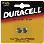 Duracell Alkaline Button Lr43 15 Volt Pack 2