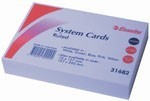 Esselte Ruled System Cards 102 X 152Mm White Pack 100