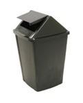 Italplast I 180Blk Plastic Waste Bin 32 Litre Black
