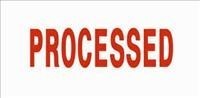 Deskmate PreInked Stamp Processed Red
