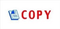 Deskmate Message Stamp Dual Colour Copy