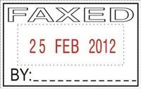 Deskmate Self Inking Dater Faxed