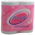 Tru Soft Toilet Tissue Recycled 2 Ply 400 Sheet Pack 4