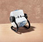 Rolodex 500 Classic Open Rotary Card File With Blank Cards