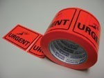 Stylus Packaging Tape Labels Urgent Roll 500