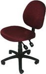 Ys Design Tasman Task Chair Medium Back No Arms Burgundy