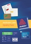 Avery 35932 L7162Fg Laser Labels Fluorescent Green 16 Per Sheet Pack 25