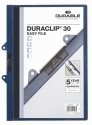 Duraclip Files. 30 Easy File A4 With Binder Fitting Blue