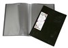 Colby H-253A-10 Harlequin Display Book With Insert Covers A4 10 Pocket Black