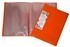 Colby H-253A-20 Harlequin Display Book With Insert Covers A4 20 Pocket Orange