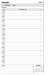 Debden Desk Dayplanner Refill Dk1100 Day To Page
