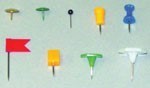 Esselte Map Pins Assorted Pack 200