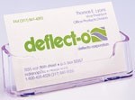 Deflect-O 70101 Business Card Holder Single