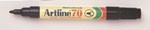 Artline 70 Permanent Marker Fine Bullet 1.5Mm Black