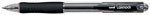 Uni-Ball Laknock Sn100Mbk Ballpoint Pen Retractable Medium 1.0Mm Black