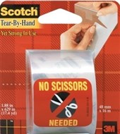 3M Scotch 3841 Packaging Tape Tear By Hand 48Mm X 16M