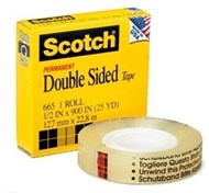 3M Scotch 665 Double Sided Tape 127Mm X 228M