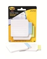 3M 2200Gb PostIt Super Sticky Note Tabs Green And Blue Pack 2