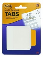 3M 687Y3 PostIt Note Taking Tabs 762 X 889Mm Yellow Pack 10 Sheets