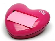 3M Hd330 PostIt Note Dispenser Heart Shape Pink