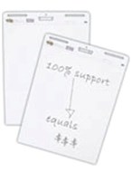 3M 559-Rp Post-It Super Sticky Easel Pad Recycled 635 X 775Mm 30 Sheets