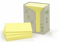 3M 655-Rty Post-It Recycled Notes 76 X127Mm Yellow Pack 16