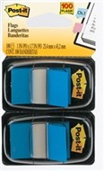 3M 680-Be2 Post-It Flags Blue Twin Pack 100