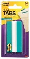 3M 686-20A3In Post-It Durable Indexing And Filing Tabs 75Mm Aqua Pack 20