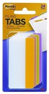 3M 686-Ploy3In Post-It Durable Tabs 75 X 38Mm, 6 Tabs Each Pink, Lime, Orange And Yellow