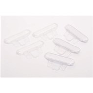 Crystalfile Indicator Tabs Clear Box 50