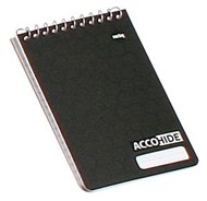 Marbig Accohide Notebook Pocket Recycled 112 X 77Mm 96 Pages
