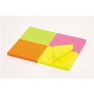Marbig Mini Notes 40X50Mm Brilliant 50Sht Pack 4