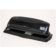 Rexel Fixed 4 Hole Punch 25 Sheets Black