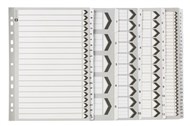 Marbig Dividers Index A4 Black And White 110 Tab