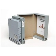 Marbig Box File Foolscap 50X240X365Mm Grey