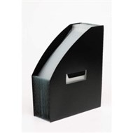 Marbig Expanding Magazine File 25 Pocket Black