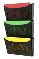 Marbig Enviro Wall Pocket 3 Compartment