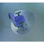 Marbig Glass Clear Chairmat Contempo 990 X 1240Mm